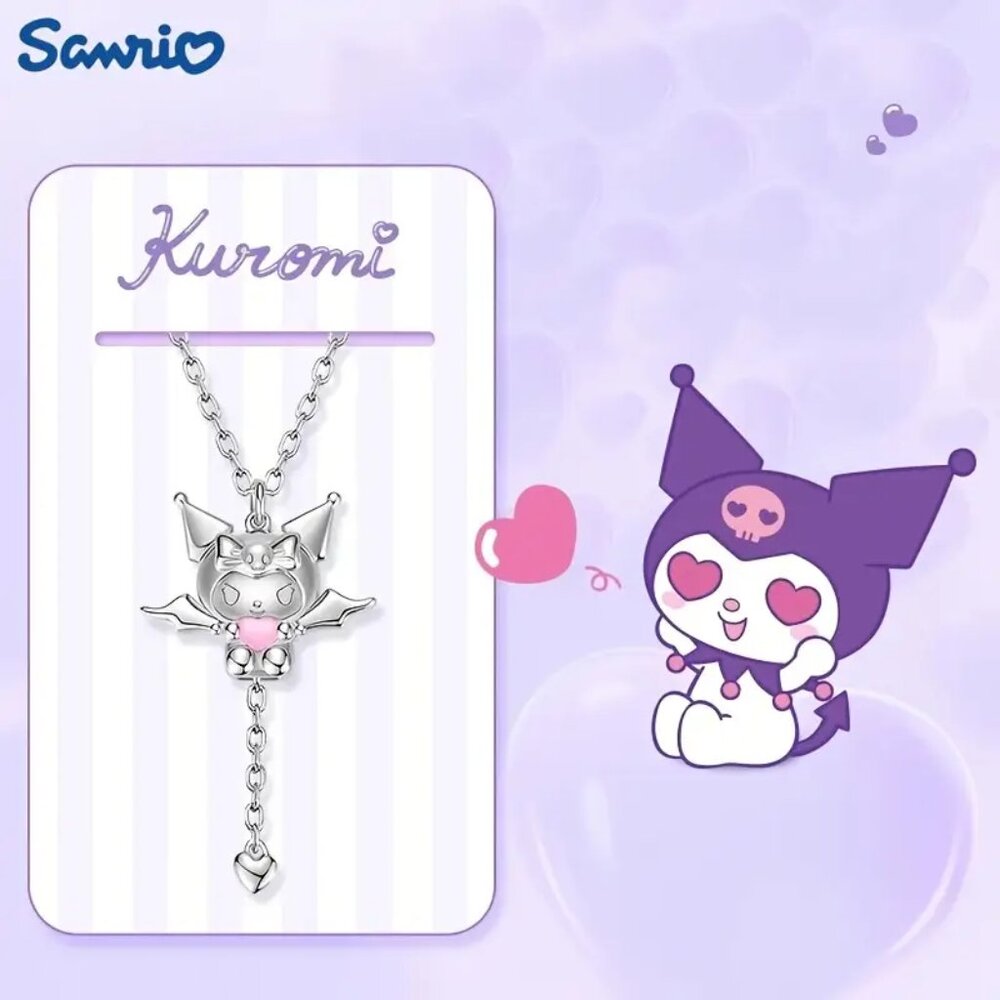 Sanrio Kuromi Silver Necklace - Picture 1 of 1